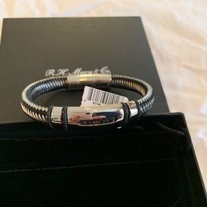 Unisex or Men’s black diamond bracelet